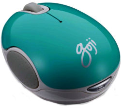 GOJI  GMWLTQ15 Wireless Blue Trace Mouse - Turquoise